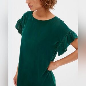 NWT Gap Elegant Emerald Velvet Dress